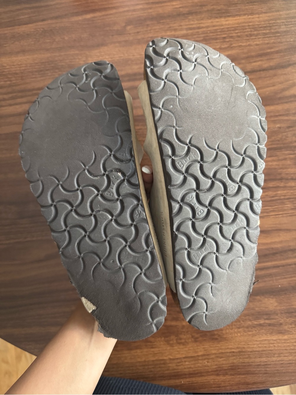 Birkenstock Women’s Arizona Sandals in Light Beige - Picture 7 of 10
